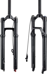 JEZIAE Spares MTB Fork Damping, Tensile Step Adjustment, Air Suspension Fork, 27.5 / 29 Inch Air Mountain Bike, Suspension Fork, Magnesium Alloy, 34 mm Standpipe, 100 mm Suspension Travel (Remote Control, 29 Inches)