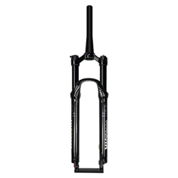 TISORT Mountain Bike Fork MTB Fork Mountain Bike Fork 26 / 27.5 / 29 Inch MTB Suspension Fork Travel 100mm 1-1 / 8 Straight Tube / Tapered Tube Mountain Bike Forks (Color : Tapered HL, Size : 29")