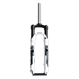 TISORT Spares MTB Fork Mountain Bike Suspension Fork 26 / 27.5 / 29 Inch 1-1 / 8 Mountain Bike Fork QR 9mm Bicycle Forks For Various Mountain Bike Tracks (Color : White Black, Size : 29")