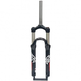 AWJ Spares MTB Forks Front Fork Aluminum Alloy 24 Inch Folding Full Suspension Mountain Bikes Air Pressure Shock Absorber Forks Rebound Adjust Straight Tube