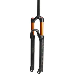 SJHFG Mountain Bike Fork MTB Front Suspension Forks, Damping Adjustment Bicycle Shock Absorber Front Fork Air Fork 26 / 27.5 / 29in 100mm Travel (Color : Straight canal-a, Size : 27.5in)