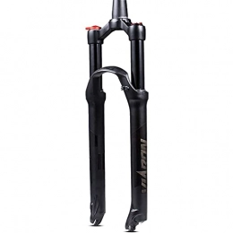 CWYP-MS Spares MTB Suspension Fork，26 / 27.5 / 29"Mountain Bike Front Fork Bicycle Shock Absorber Air Fork with Damping Adjustment 9mmQR (Color : Black-Tapered Hand, Size : 27.5inch)