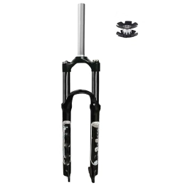 MabsSi Spares MTB Suspension Forks 26 / 27.5 / 29 Inch Mechanical Hydraulic Spring Mountain Bike Air Front Fork Manual Lock 9mm QR Disc Brake (2 Choices)(Size:27.5 INCH, Color:MECHANICAL FORK)