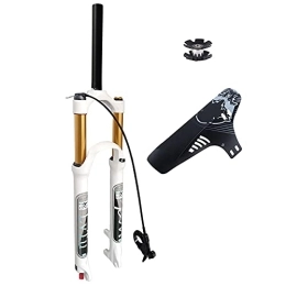 NESLIN Mountain Bike Fork NESLIN Mountain bike fork, with adjustable damping system, suitable for mountain bike / XC / ATV, 26 inches-Straight Remote Lock