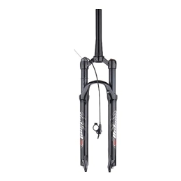 NESLIN Mountain Bike Fork NESLIN Mountain bike fork, with adjustable damping system, suitable for mountain bike / XC / ATV, 26IN-Tapered-remote-black