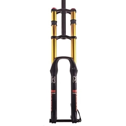 NEZIAN Mountain Bike Fork NEZIAN 27.5 / 29 Inch Mountain Bike Front Forks Shoulder Air 32 Tubes Damping Rebound Disc Brake Aluminum Magnesium Alloy Cycling Accessories (Color : C, Size : 29 inch)