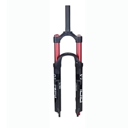 NEZIAN Mountain Bike Fork NEZIAN Cycling MTB Fork Mountain Bike Suspension Fork 26 / 27.5 / 29 Inch Air Mountain Bike Suspension Fork Suspension MTB Fork 100mm Travel Straight Tube Bicycle Front Fork (Color : Red, Size : 29inch)