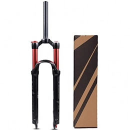 OUUUKL Mountain Bike Fork OUUUKL MTB Bike Air Suspension Fork 26 27.5 29 Inch Alloy Downhill Cycling Suspension Fork Travel 120mm Damping Adjustment QR 9mm Hub Spacing 100mm, 28.6mm Straight Tube Mountain Bike