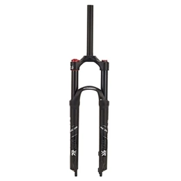 PHOCCO Spares PHOCCO 26 27.5 29'' MTB Suspension Fork 28.6mm Straight Manual Lockout Mountain Bike Fork QR 9mm Air Fork Travel 100mm Bicycle Front Fork (Color : Black, Size : 29IN)