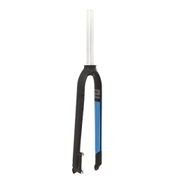 plplaaoo Mountain Bike Fork plplaaoo Quick Release Bike Fork, Bike Front Fork, Bike Hard Fork, Universal Bike Fork, Mountain Bike Fork, Aluminum Alloy Mountain Bike Front Suspension Fork 26 27.5 29 Inch Bike Hard Fork(Blue),