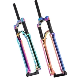 Pssopp Spares Pssopp Pneumatic Front Fork, Ergonomic Design, Bicycle Suspension Fork, Exquisite Mountain Bike Aluminum Alloy Paint Finish (29inch)