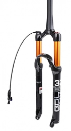 QDY Spares QDY -MTB Air Front Fork, 26 / 27.5 / 29 Inch Bike Suspension Fork, Straight / Tapered Tube, Manual / Remote Lock, Disc Brake, Mountain Bicycle Fork, Tapered Remote, 26 inch