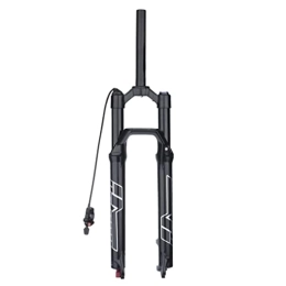 QHIYRZE Mountain Bike Fork QHIYRZE 26 / 27.5 / 29 MTB Air Fork 28.6mm Straight Mountain Bike Suspension Fork Travel 100mm Rebound Adjust Disc Brake Fork QR 9mm HL / RL (Color : Remote, Size : 29'')