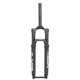 QHY Spares QHY 26 27.5 29 Bike Suspension Fork Mtb Air Fork DH Thru-Axle 15mm Disc Brake Bicycle Travel 105mm Rebound Adjust Manual / Remote Lockout Ultra-light (Color : 1-1 / 8 HL, Size : 26")