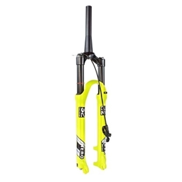 QHY Mountain Bike Fork QHY 26 27.5 29 MTB Bicycle Suspension Fork Disc Brake Yellow Air Shock Absorber Bike Fork Mountainbike Fork Quick Release Fork Manual / Remote Lockout Travel 120mm 1-1 / 2 1-1 / 8