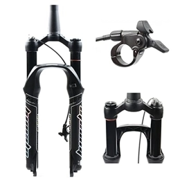 QHY Mountain Bike Fork QHY 26 / 27.5 / 29 Travel 100mm MTB Air Suspension Fork, Rebound Adjust 1-1 / 2 Tapered Tube QR 9mm / Thru Axle 15mm Remote Lockout XC AM Ultralight Mountain Bike Front Forks