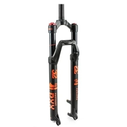 QHY Mountain Bike Fork QHY 26 27.5 29in MTB Bicycle Fork Cycling Suspension 32 Bike Front Fork Air Shock Absorber Straight 1-1 / 8" Travel 105mm QR RL / HL 1750g (Color : Red HL, Size : 27.5in)