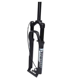 QHY Mountain Bike Fork QHY Bicycle forks Bicycle Suspension Forks 26 / 27.5 / 29 Inch Air Damping MTB Bike Front Fork RL Disc Brake 100mm Travel 1-1 / 8" QR (Color : Black, Size : 29")