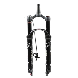QHY Mountain Bike Fork QHY Bicycle forks MTB Air Suspension Bike Fork 26" 27.5" 29" 1 / 1-2" Disc Brake Bicycle Fork ABS Lockout 105mm Travel 9mm QR (Color : B, Size : 26")