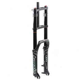 QHY Spares QHY BMX Bike Suspension Fork 20 Inch Mountain Bikes Fork Adjustable Damping 150mm Travel Disc Brake Bicycle Fork Magnesium Alloy 4.0 Fat Tires QR 1-1 / 8" HL (Color : Oil, Size : 20inch)
