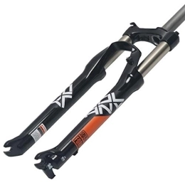 QHY Mountain Bike Fork QHY Cycling Suspension forks Mountain Bike Suspension Fork 26 27.5 29in High-Carbon Steel Downhill Fork Mountain Bike Air Fork Stroke 100mm Black White HL (Color : B, Size : 27.5inch)