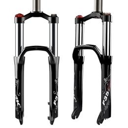 QHY Mountain Bike Fork QHY Cycling Suspension forks MTB Bicycle Suspension Fork 26In Straight Steerer Front Fork MTB OIL Suspension Fork Rebound Adjust Manual Lockout Travel 100mm Disc brake 1-1 / 8 QR 9X100mm 2400g
