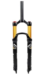 QHY Spares QHY Cycling Suspension forks MTB Bike Suspension Fork 26 27.5 29 Inch Air Shock Absorber Bicycle Front Fork HL / RL Straight Steerer 1-1 / 8" QR Ultra Light 1720g (Color : Gold-A, Size : 29+quot)