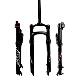 QHY Spares QHY Mountain Bike Front Fork Bicycle Bicycle Double Air Chamber Front Fork Unisex-Adult 26 / 27.5 / 29 Inch MTB Bike Front Fork 120mm Travel 28.6mm (Color : C, Size : 26 inches)