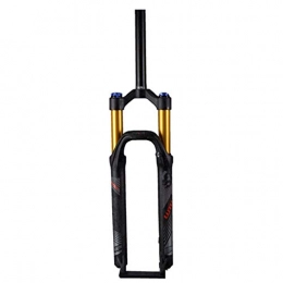 QHY Spares QHY MTB Air Bike Fork 26" 27.5" 29" Bicycle Suspension Fork HL 1-1 / 8" QR 9mm Disc Brake Travel 100mm 1670g (Color : Black, Size : 29in)