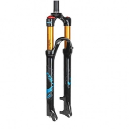 QHY Spares QHY MTB Air Fork 26 / 27.5 / 29 Inch Mountain Bike Suspension Fork Straight 1-1 / 8" Travel 100mm XC Bicycle QR Hand Control Remote Control HL / RL 1650G (Color : Blue HL, Size : 27.5in)