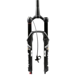 QHY Mountain Bike Fork QHY MTB Bike Front Fork 26" 27.5" 29" Disc Brake 1-1 / 2" Steerer Bicycle Suspension Fork 130mm Travel Air Damping For 2.4" Tire QR HL / RL 1880G (Color : Black RL, Size : 27.5")