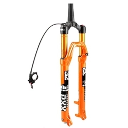 QHY Mountain Bike Fork QHY MTB Fork 26 27.5 29in Cycling Suspension Bike Front Fork Bicycle Air Shock Absorber Cone Tube Fork Travel 105mm QR RL / HL 1750g (Color : Orange RL, Size : 27.5in)