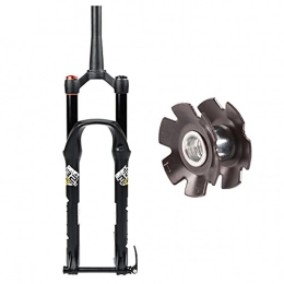 QHY Spares QHY MTB Suspension Air Fork Travel 130mm 26 27.5 29er Rebound Adjustment Thru Axle 100 * 15mm Tapered Straight Tube HL / RL (Color : TAPERED HAND, Size : 27.5in)