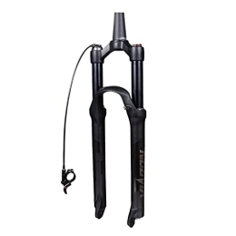 QHYXT Mountain Bike Fork QHYXT Air Fork, 26 / 27.5 / 29 Inch Tapered Tube Travel 100mm Disc Brakes Damping Adjustment MTB Suspension Fork Bicycle Accessories