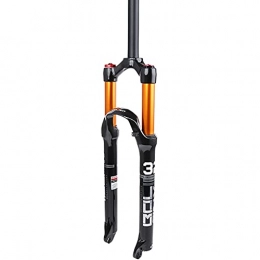 QIANGU Mountain Bike Fork QIANGU MTB Bike Front Forks 26 / 27.5 / 29 Inch Air Mountain Bicycle Suspension Fork Straight Tube 1-1 / 8" HL Front Fork QR 9 Mm Travel 100mm Disc Brakes Manual Lockout (Size : 29 inch)