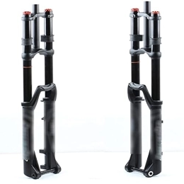 qidongshimaohuacegongqiyouxiangongsi Mountain Bike Fork qidongshimaohuacegongqiyouxiangongsi Bicycle fork Mountain Bike Front Fork Downhill Front Fork Soft Tail Suspension Air Pressure Front Fork 110MM*20MM