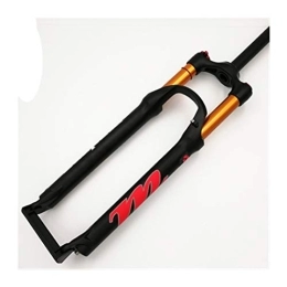 qidongshimaohuacegongqiyouxiangongsi Spares qidongshimaohuacegongqiyouxiangongsi Bike forks Bicycle MTB Fork 26 27.5 29er Inch Suspension Fork Lock straight Damping Front Fork Remote And manual control HL RL mtb fork (Color : 29HL red logo)