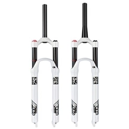 qidongshimaohuacegongqiyouxiangongsi Mountain Bike Fork qidongshimaohuacegongqiyouxiangongsi Bike forks MTB Fork Suspension Plug Air Fork Stroke 100-120mm Magnesium Alloy 1680g Black and White Mountain Bike Front Fork mtb fork (Color : Brown)