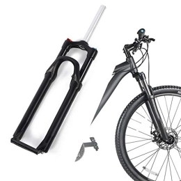 Qinlorgon Mountain Bike Fork Qinlorgon Stable Performance Mountain Bike Front Fork, Shock Absorption Mountain Bicycle Front Fork, Professional Accessory for Mountain Bike Riding Bicycle Front Fork