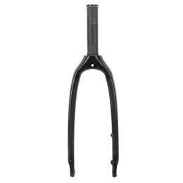 QSTNXB Mountain Bike Fork QSTNXB Carbon Fiber Front Fork, 20in Lightweight High Strength Ultralight Front Forks, 28.6mm Straight Mountain Bike Fork, for Tube Folding Bike