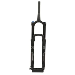 RiToEasysports Mountain Bike Fork RiToEasysports 29inch Bike Front Fork, High Strength Black Barrel Shaft Tapered Steerer Manual Lockout Mountain Bicycle Suspension Forks