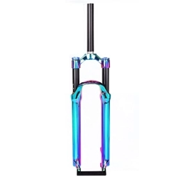 Samnuerly Spares Samnuerly 26 / 27.5 / 29inch Mountain Bike Suspension Fork MTB Air Fork 1-1 / 8 Disk Brake Shock Fork Quick Release 9mm 100mm Travel Manual Lockout HL (Color : Colorful A, Size : 27.5inch)