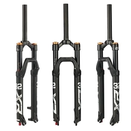 Samnuerly Spares Samnuerly Mountain Bike Suspension Fork 26 / 27.5 / 29'' MTB Air Fork Travel 100mm Damping Adjust Disc Brake Bicycle Front Fork 9mm (Color : Straight HL, Size : 27.5inch)