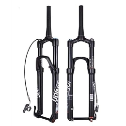 SEESEE.U Mountain Bike Fork SEESEE.U Bicycle Fork Mountain Bike Front Fork 29 Inch Magnesium Alloy Gas Fork Itinerary 140 Cone Pipeline Control Barrel Shaft Mtb Bicycle Suspension Fork