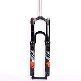 SEESEE.U Mountain Bike Fork SEESEE.U Bicycle Fork Mountain Bike Front Fork Pneumatic Front Fork Black Tube Stroke 120Mm Straight Shoulder Control Wire Control 26 / 27.5 Inch Bicycle Suspension Forks