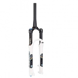 SHAOZI Mountain Bike Fork SHAOZI Front Fork 26 / 27.5 / 29 Inch Cone Tube Mountain Bike Clarinet Damping Air Fork 29 White