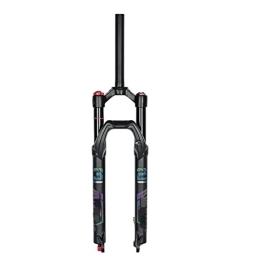 SHENYI Mountain Bike Fork SHENYI Mountain Bike Front Fork Damping Rebound Adjustment Suspension Fork 26 27.5 29 inch MTB Bicycle Shock Absorption Air Fork (Color : 27.5 Straight Manual)