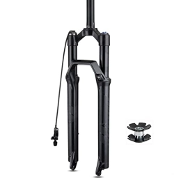 SHENYI Spares SHENYI MTB Fork Damping Rebound Adjustment Air Suspension Fork 27.5 29 Inch Mountain Bike Fork Magnesium Alloy 34mm Stanchion (Color : 27.5 Straight Remote)