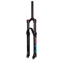 SHHMA Spares SHHMA Mountain Bike Front Fork Colorful Label Magnesium Alloy Front Fork Air Fork 120mm Damping Air Fork Bicycle Accessories, 29inch