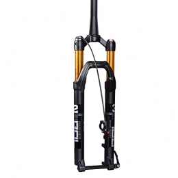SHHMA Spares SHHMA Mountain Bike Front Fork Magnesium Alloy Barrel Shaft Air Fork Can Be Locked Shock-Absorbing Front Fork Brake Disc Brakes, Remote control, 29inch